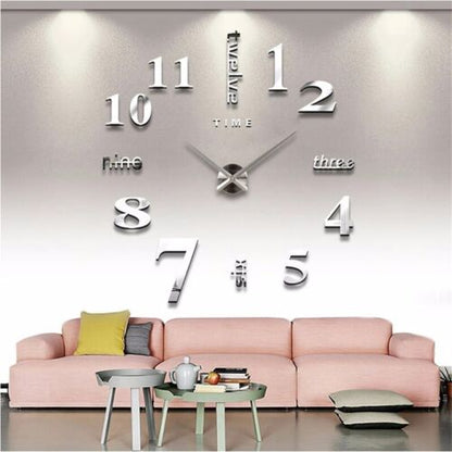 ساعة لاصقة horloge 3D M01 argent