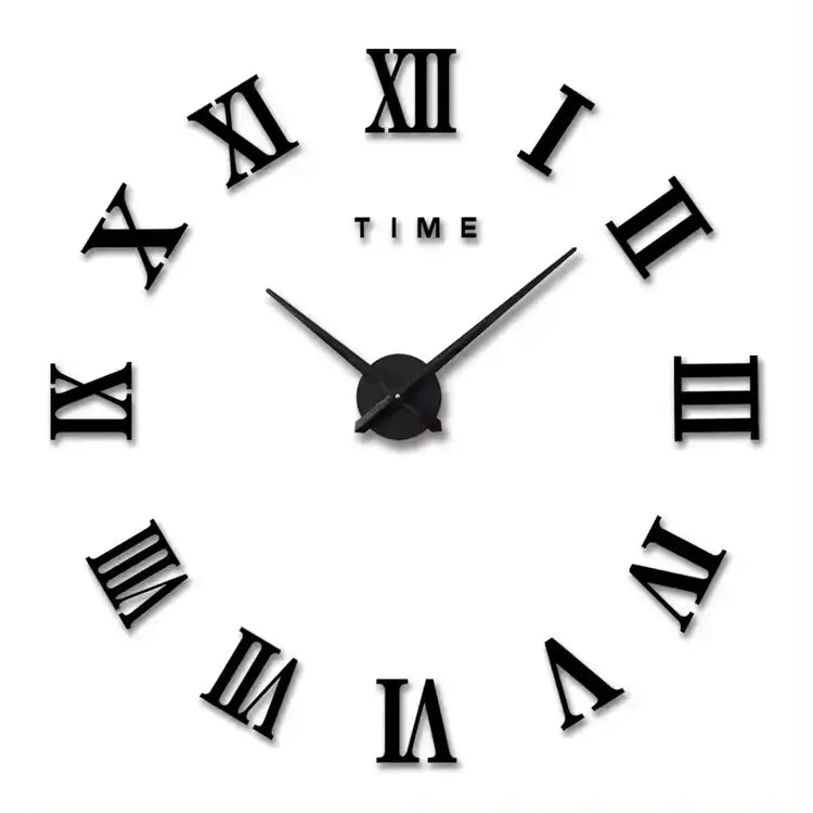 ساعة لاصقة horloge 3D M05 noire