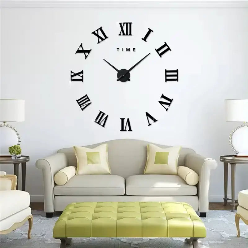 ساعة لاصقة horloge 3D M05 noire