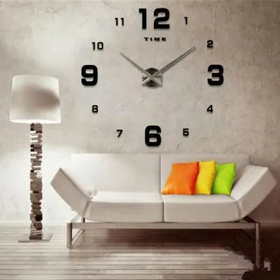 ساعة لاصقة horloge 3D M06 noire