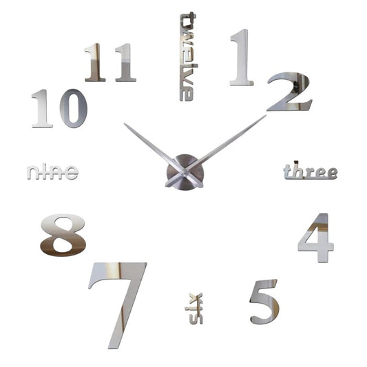 ساعة لاصقة horloge 3D M01 argent