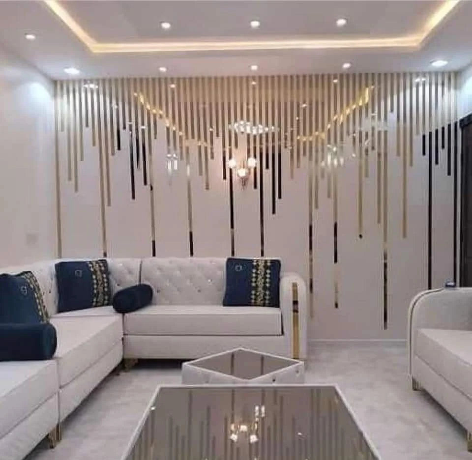 ملصق تزيين   sticker 3D effet miroire baguette 1.80m