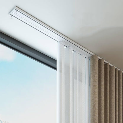 حامل الستائر الثنائي tringle rideau double rail