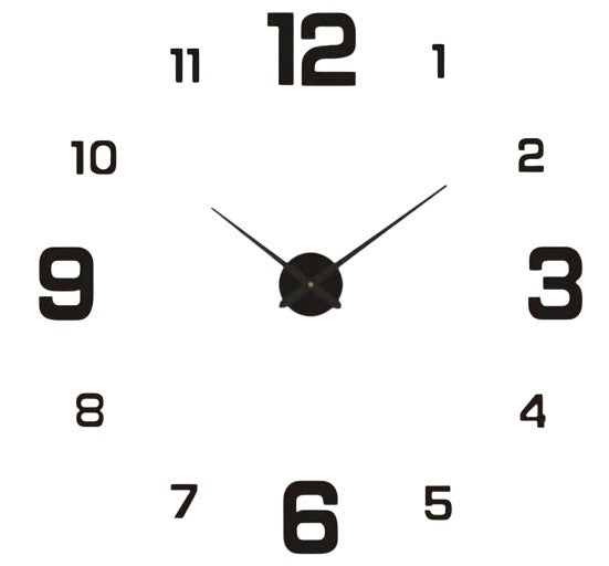 ساعة لاصقة horloge 3D M06 noire