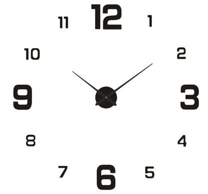 ساعة لاصقة horloge 3D M06 noire