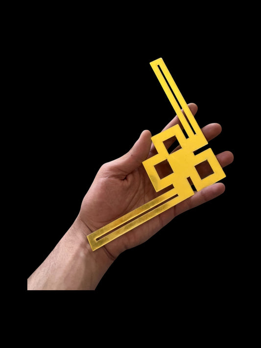 ملصق تزيين sticker 3D effet miroire coin 2