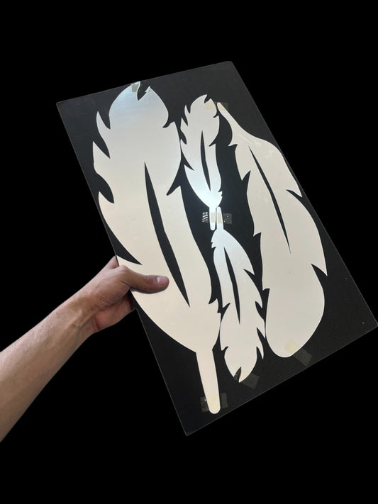 ملصق تزيين   sticker 3D effet miroire richa 04 pcs