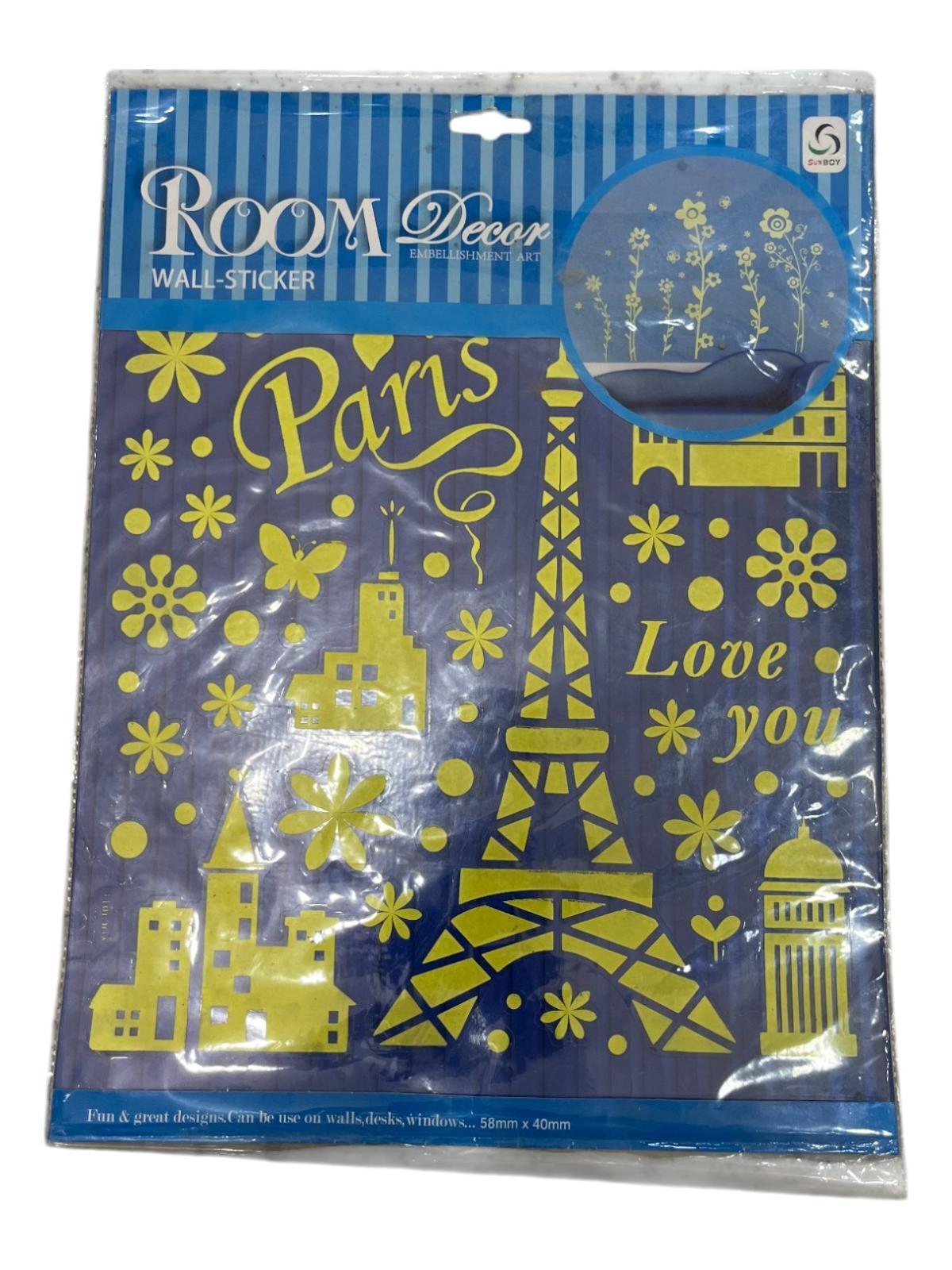 ملصق تزيين  sticker paris