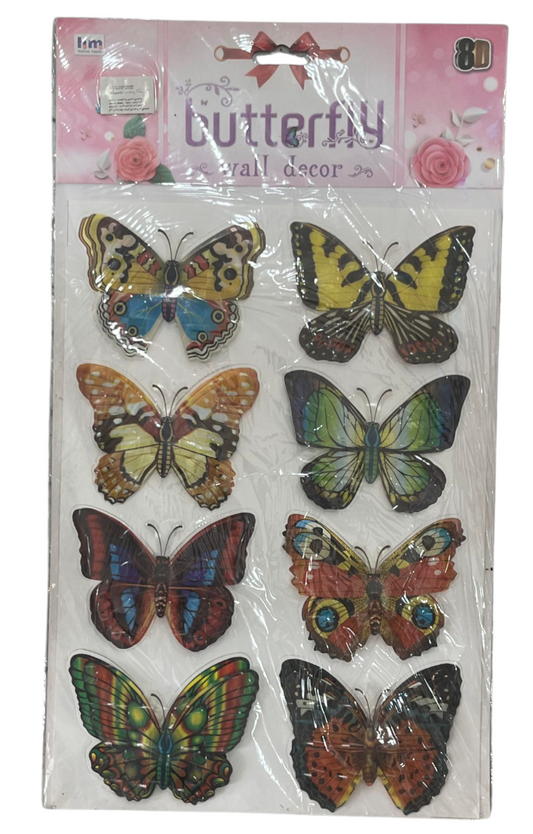 ملصق تزيين  sticker 3D faracha 08 pcs