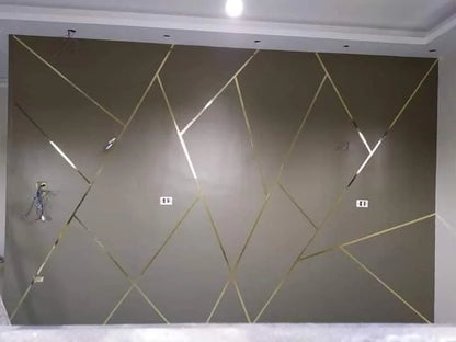 ملصق تزيين   sticker 3D effet miroire baguette 1.80m